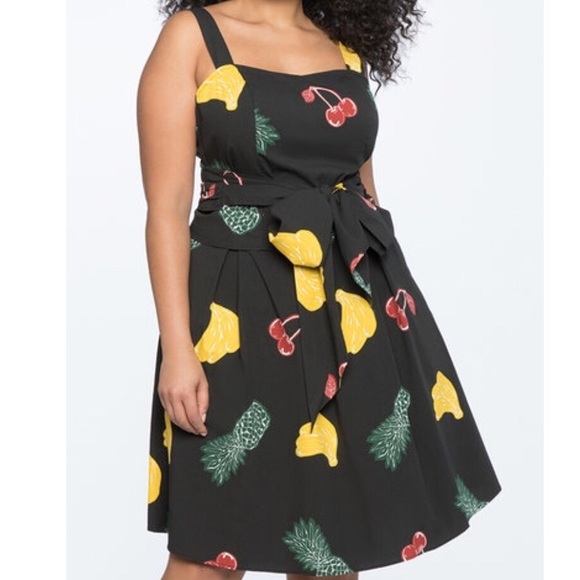 E Dresses & Skirts - Bow top & Printed A Line Skirt! Size 16! NEW!